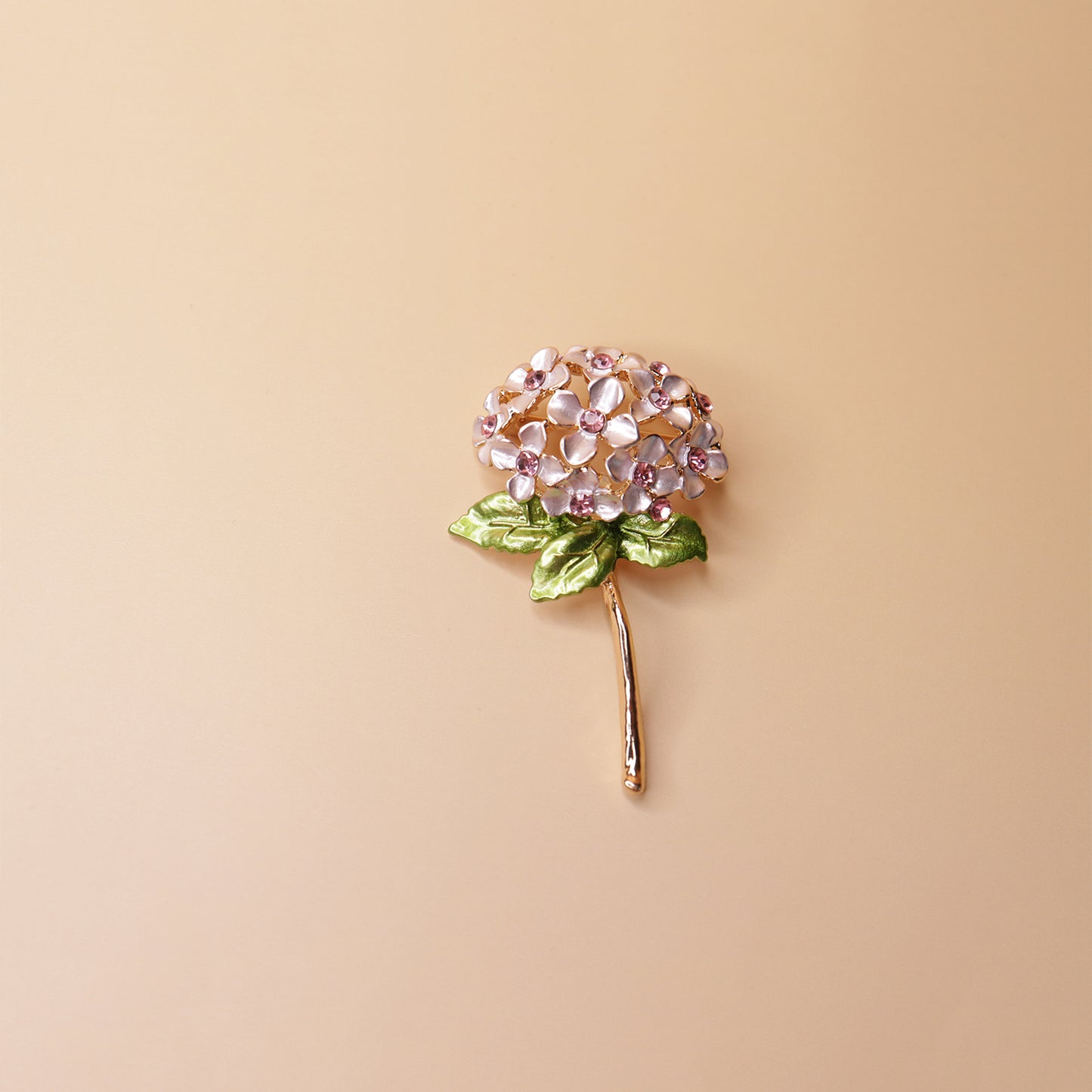 Imperial Floral Crystal Brooch