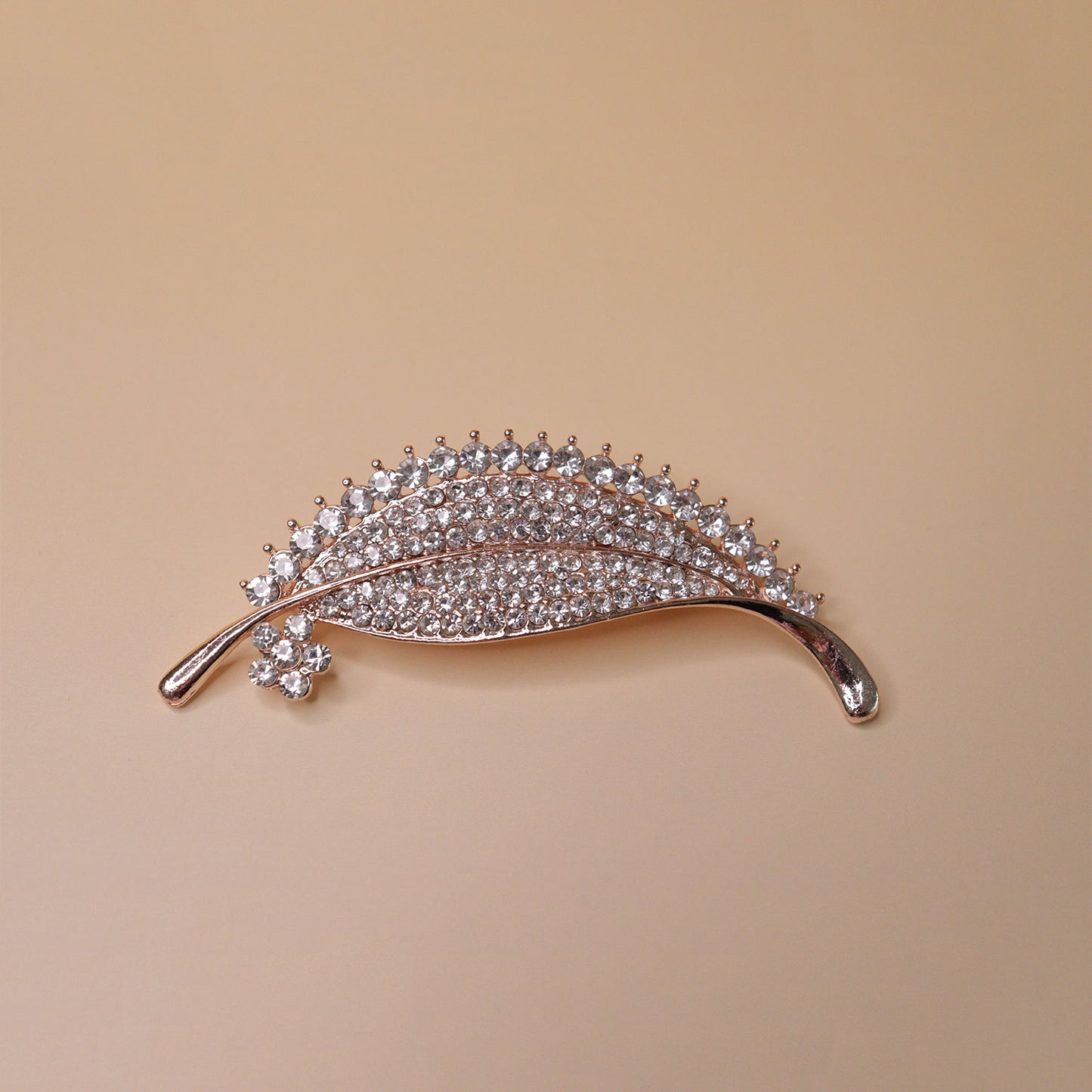 Elegant Quill Spark Brooch