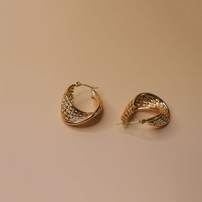 Gilded Weave Earrings