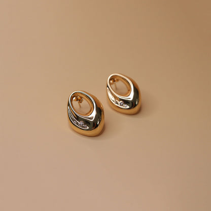Solis Oval Statement Earrings
