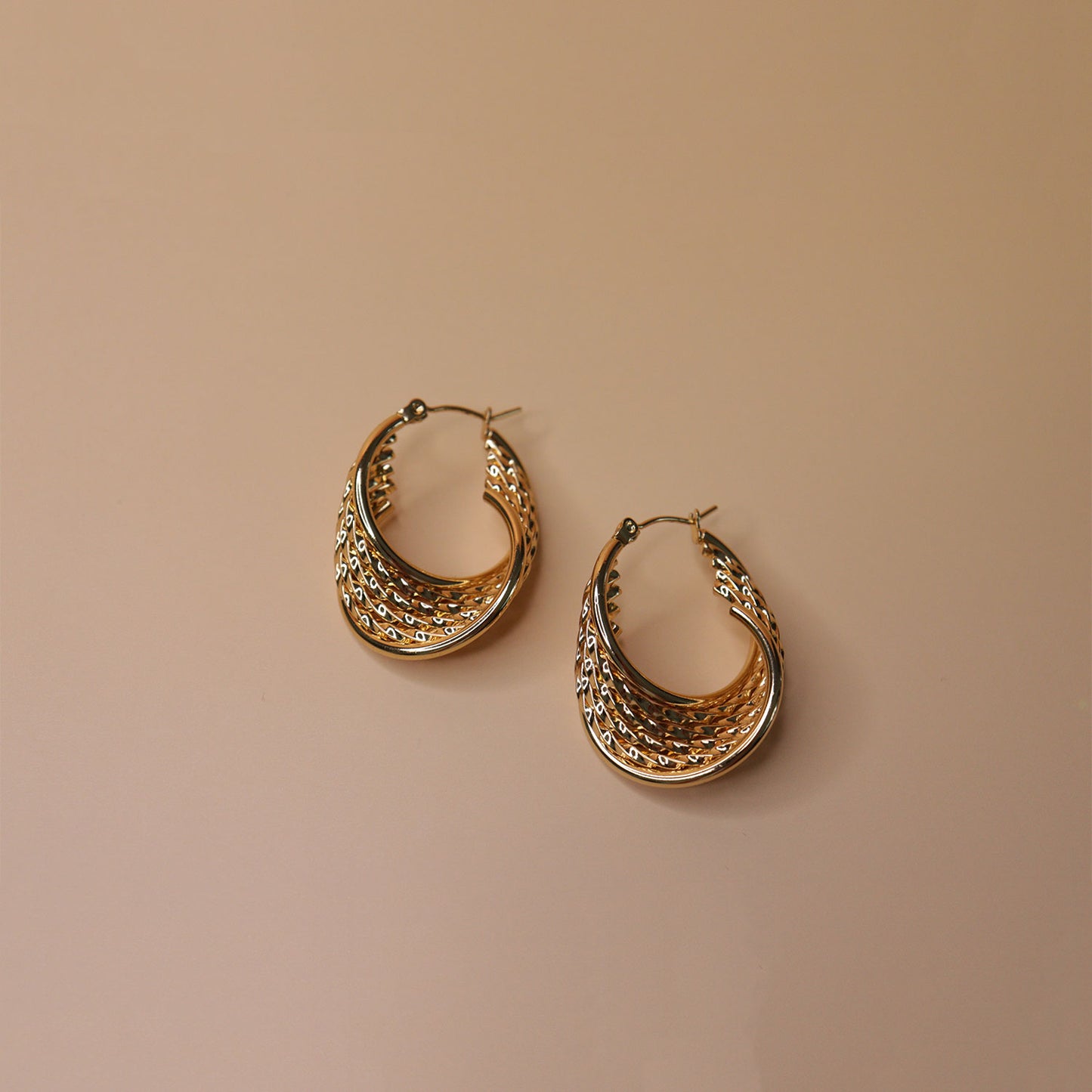Gilded Weave Earrings