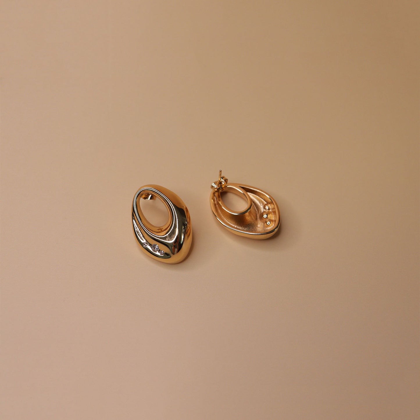 Solis Oval Statement Earrings