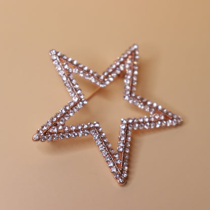 Crystal Star Brooch