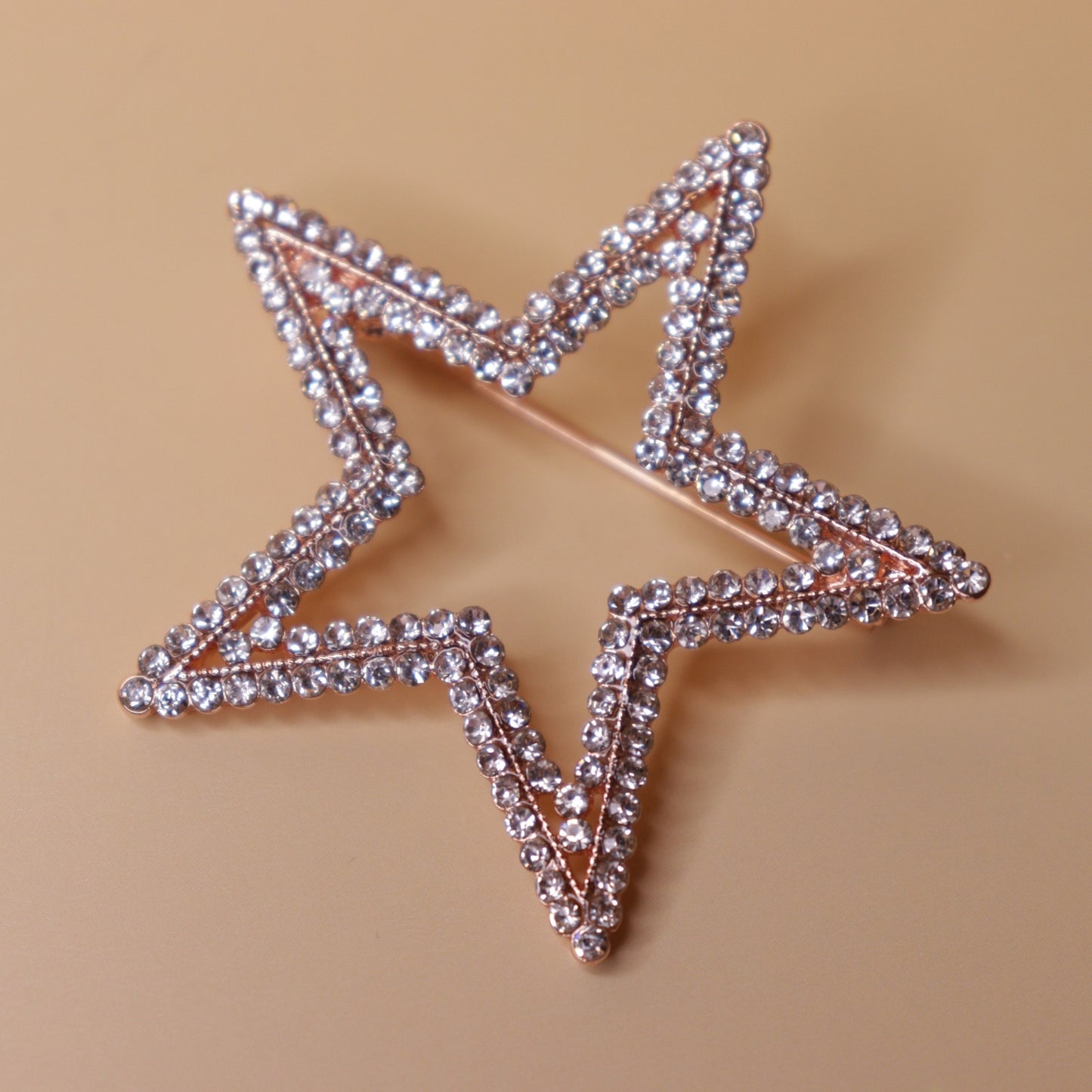 Crystal Star Brooch