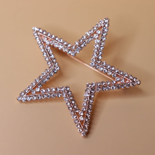 Crystal Star Brooch