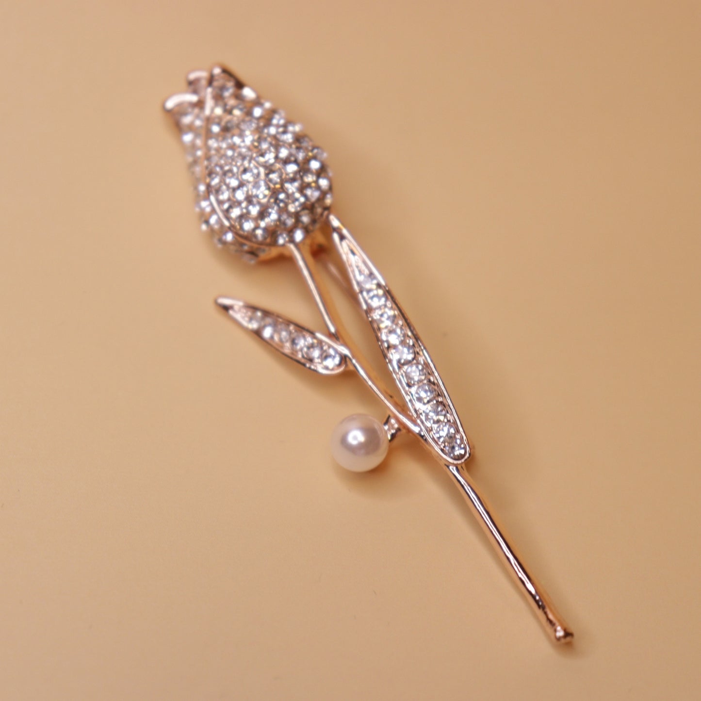 Ethereal Tulip Pearl Brooch