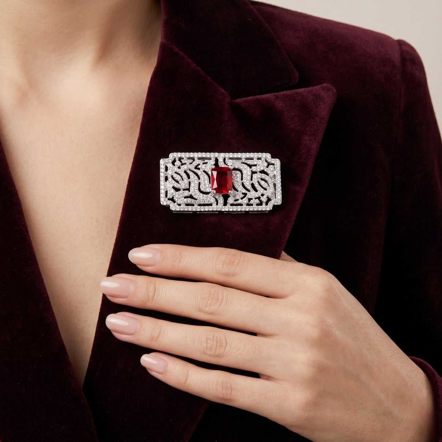 Regal Gem Brooch