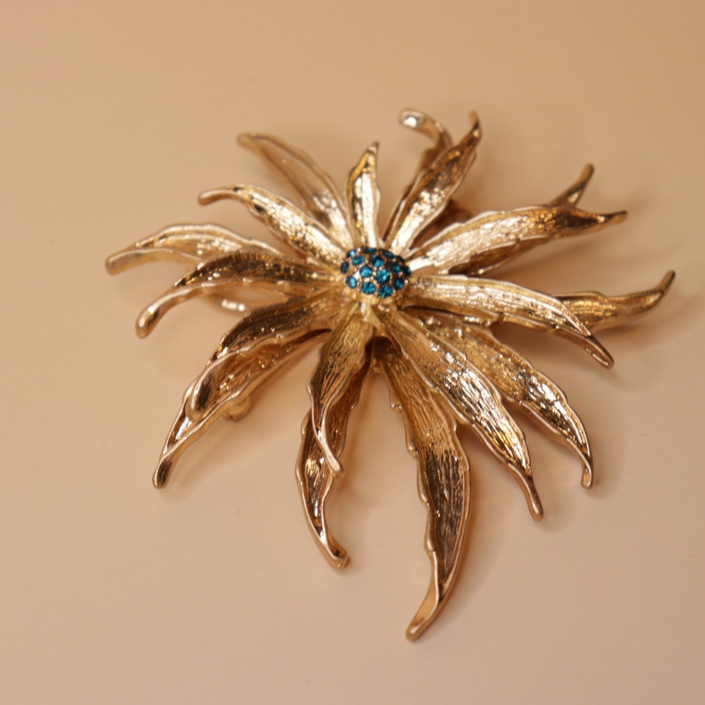 Gold Radiance Brooch