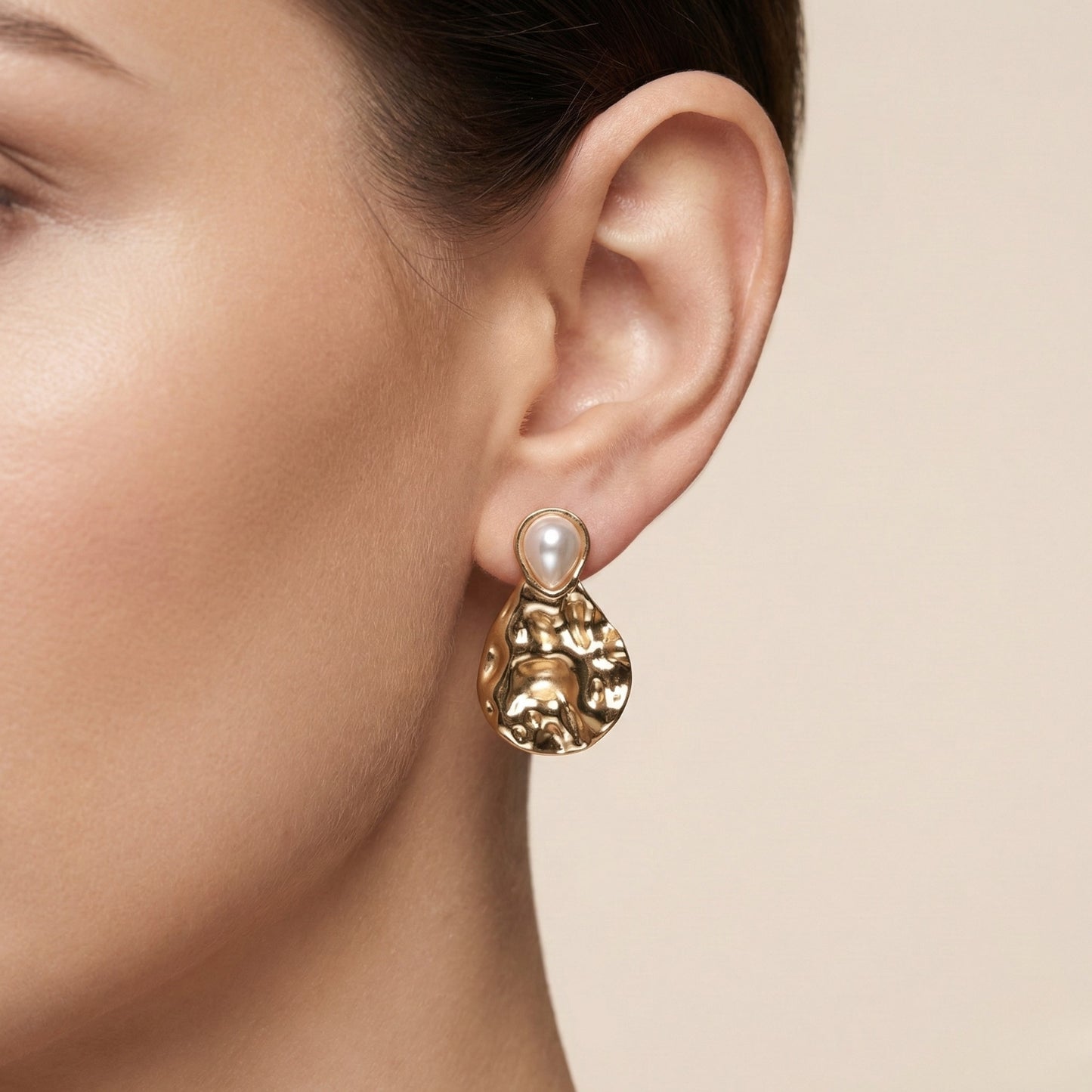 Gilded Magma Drops Earrings