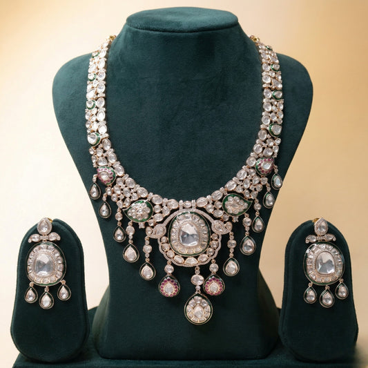 Rajsi Polki Teardrop Set