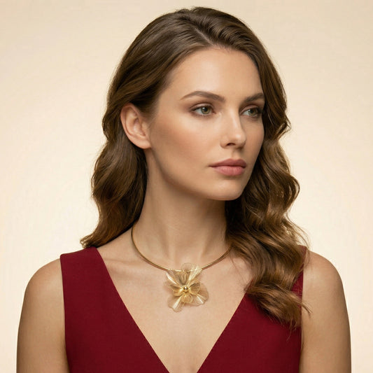 Golden Bloom Choker