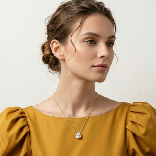 Luminous Pear Neck Chain