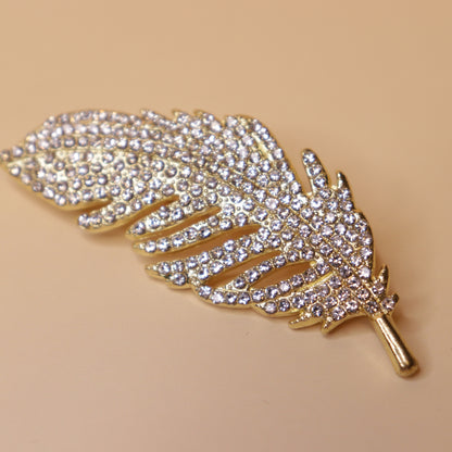 Glacial Feather Brooch