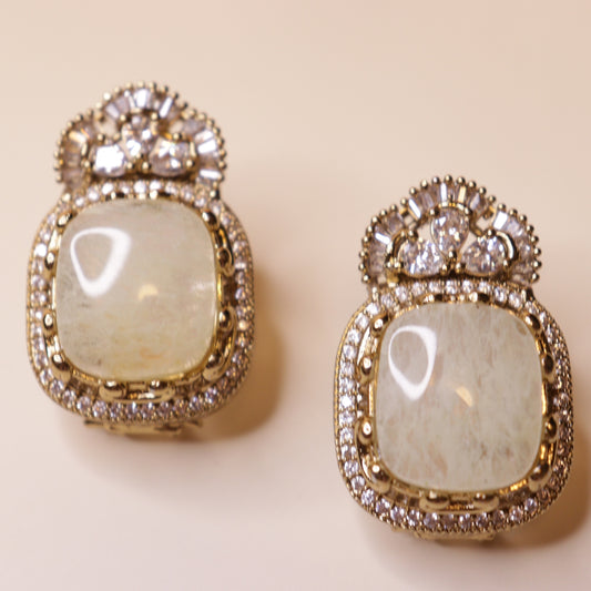 Shiny Crown Earrings