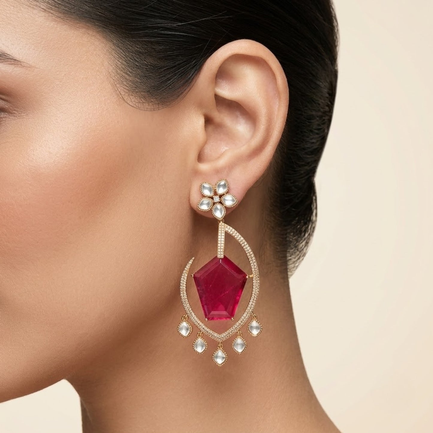 Noor Elegance Doublet Earrings