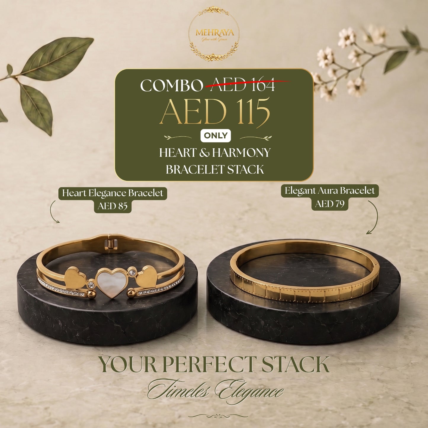 Heart & Harmony Bracelet Stack