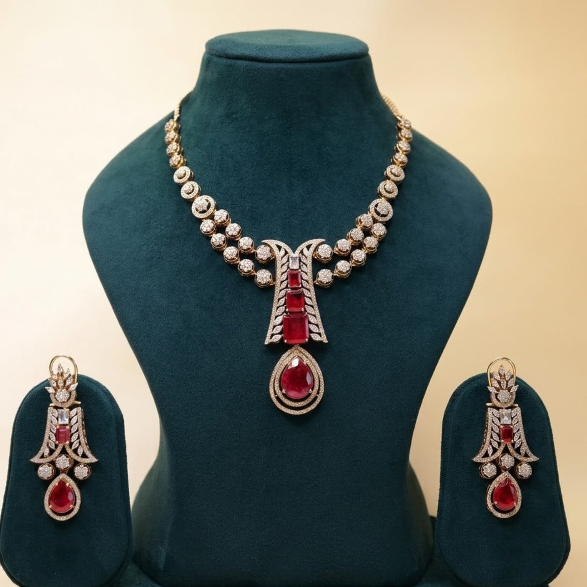 Crystal Chandelier Doublet  Set