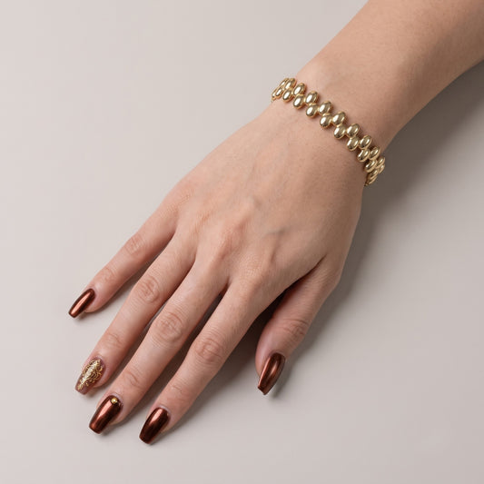 Golden Orbit Bracelet
