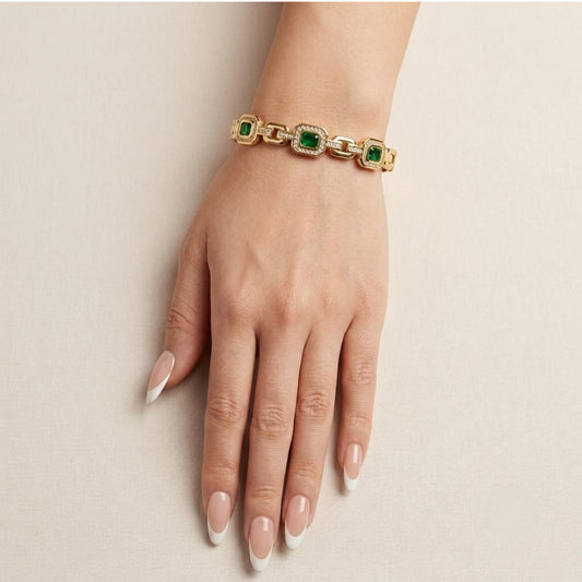 Mystic Emerald Bracelet