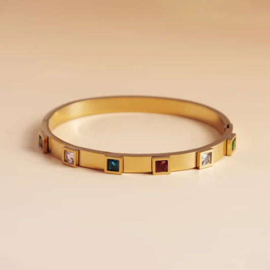 Multigem Golden Bracelet