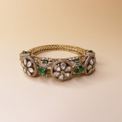 Regal Floral Statement Bangle