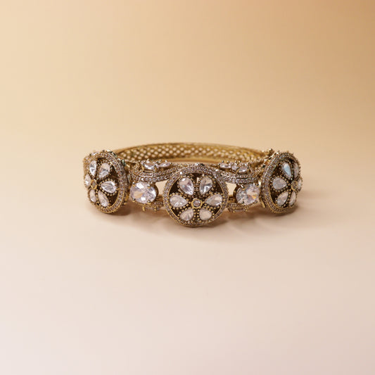 Regal Floral Statement Bangle