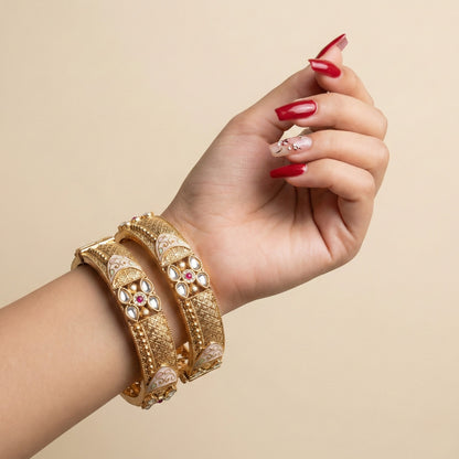 Nargis Stone-Studded Bangles