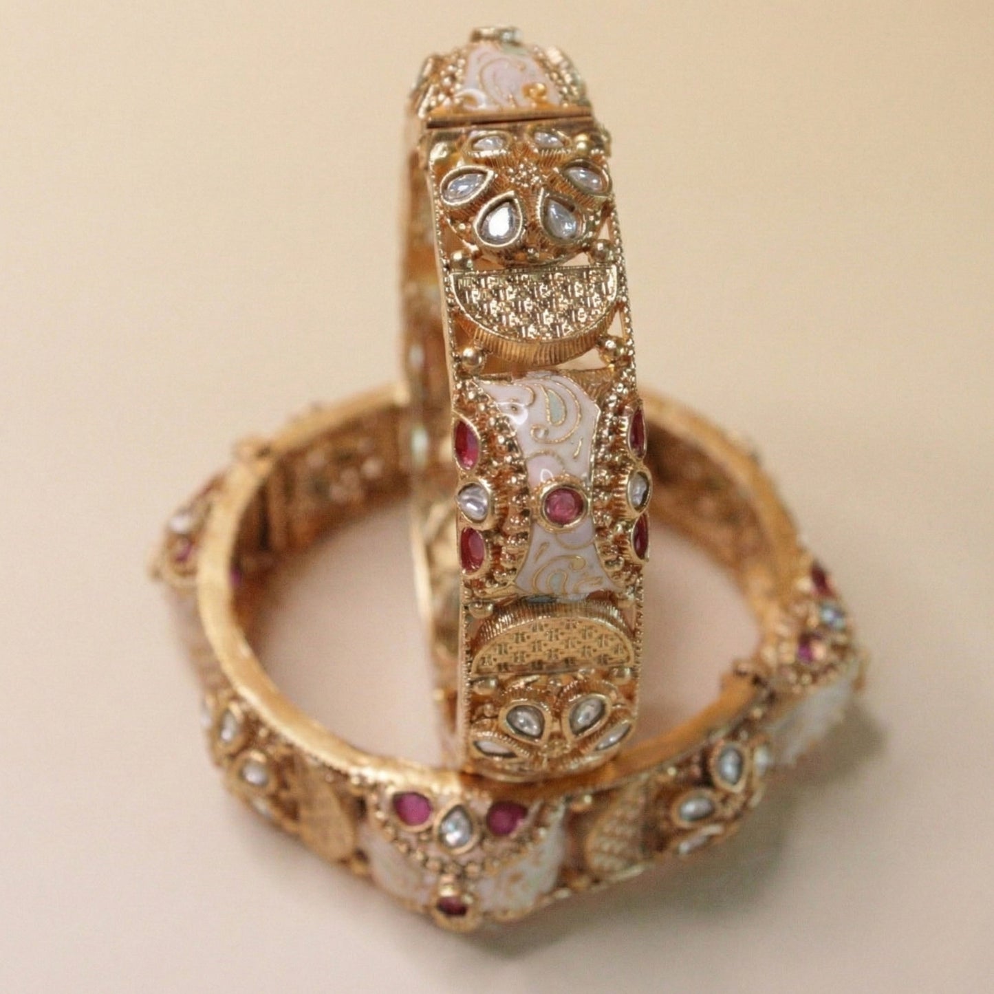 Nargis Stone-Studded Bangles