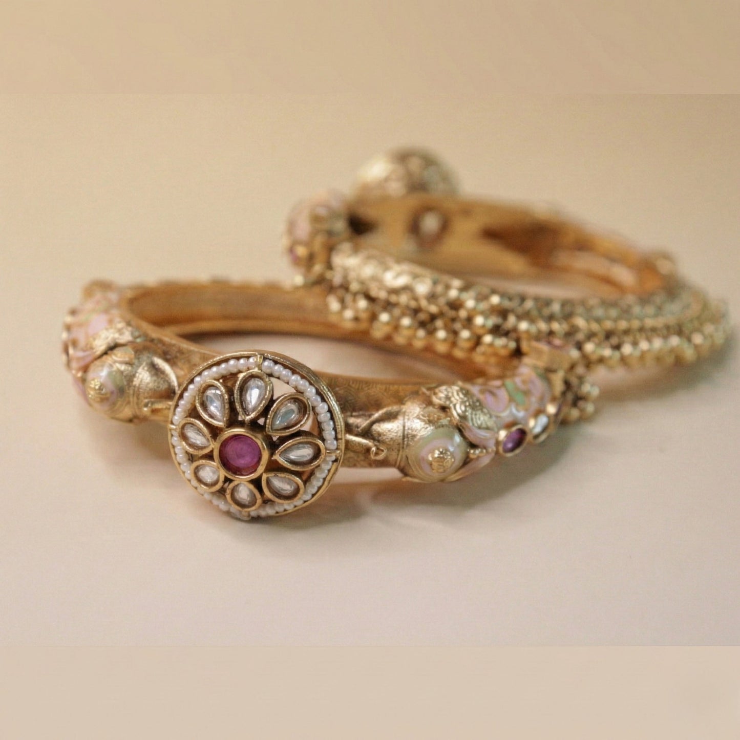 Virasat Antique Gold Bangles