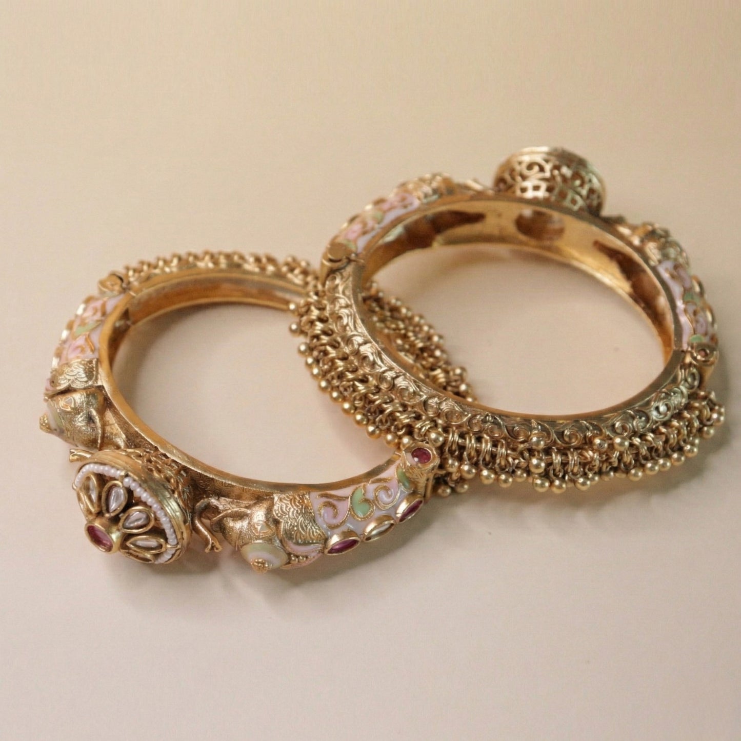 Virasat Antique Gold Bangles