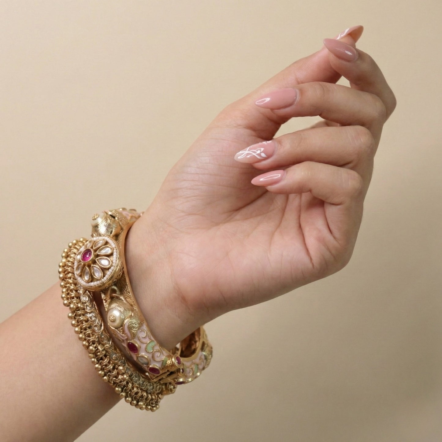 Virasat Antique Gold Bangles