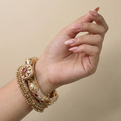 Virasat Antique Gold Bangles