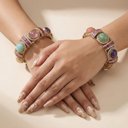Harmony Gemstone Bangle