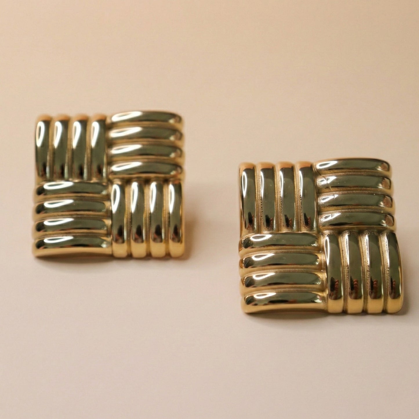 Dynasty Gold Weave Earrings