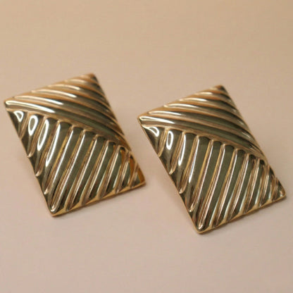 Aurelia Pleats Earrings