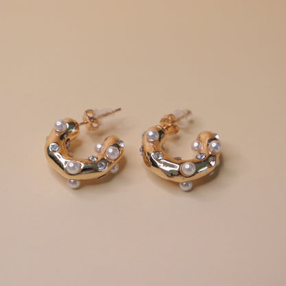 Molten Pearls Earrings