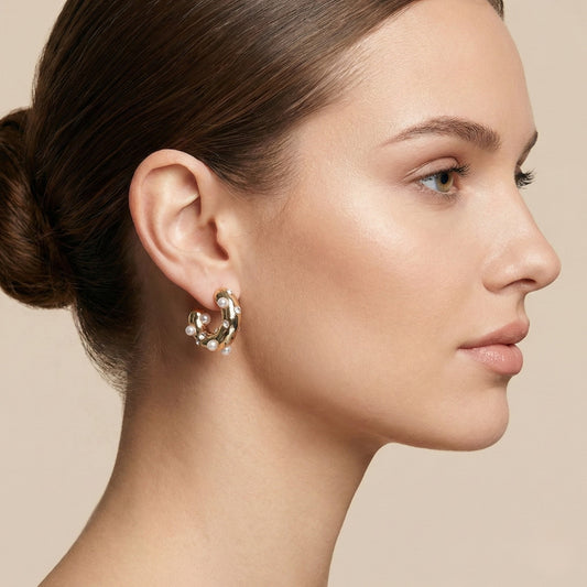 Molten Pearls Earrings