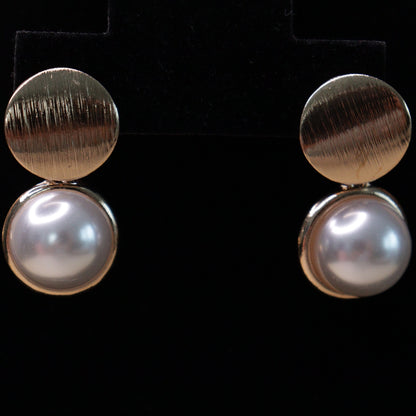 Satin Pearl Drop Set