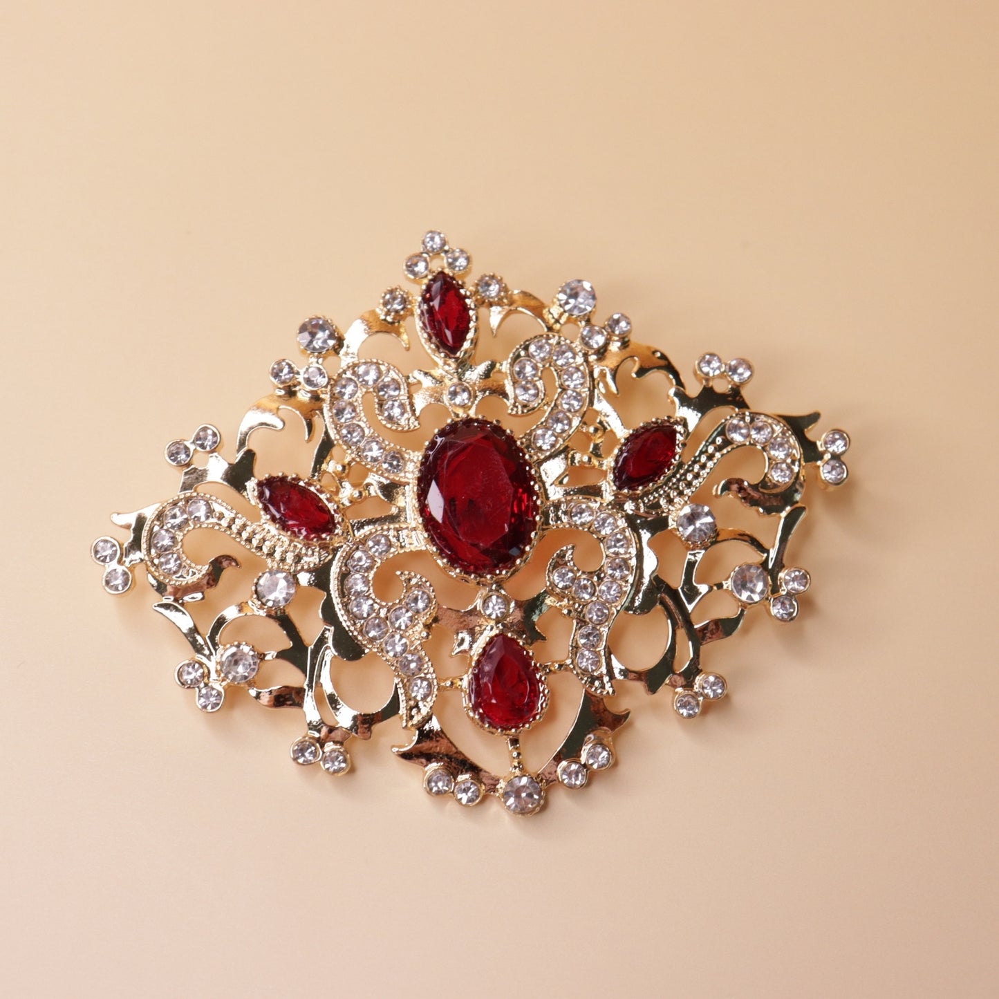 Ruby Aristocrat Brooch