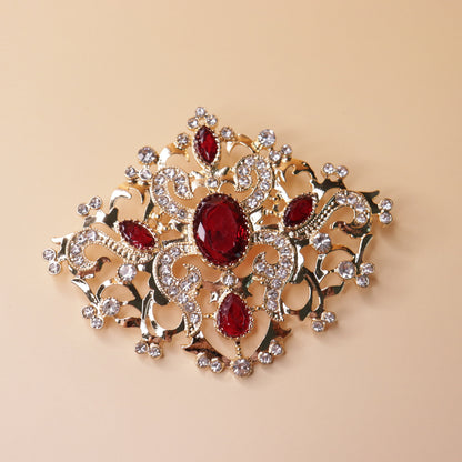 Ruby Aristocrat Brooch