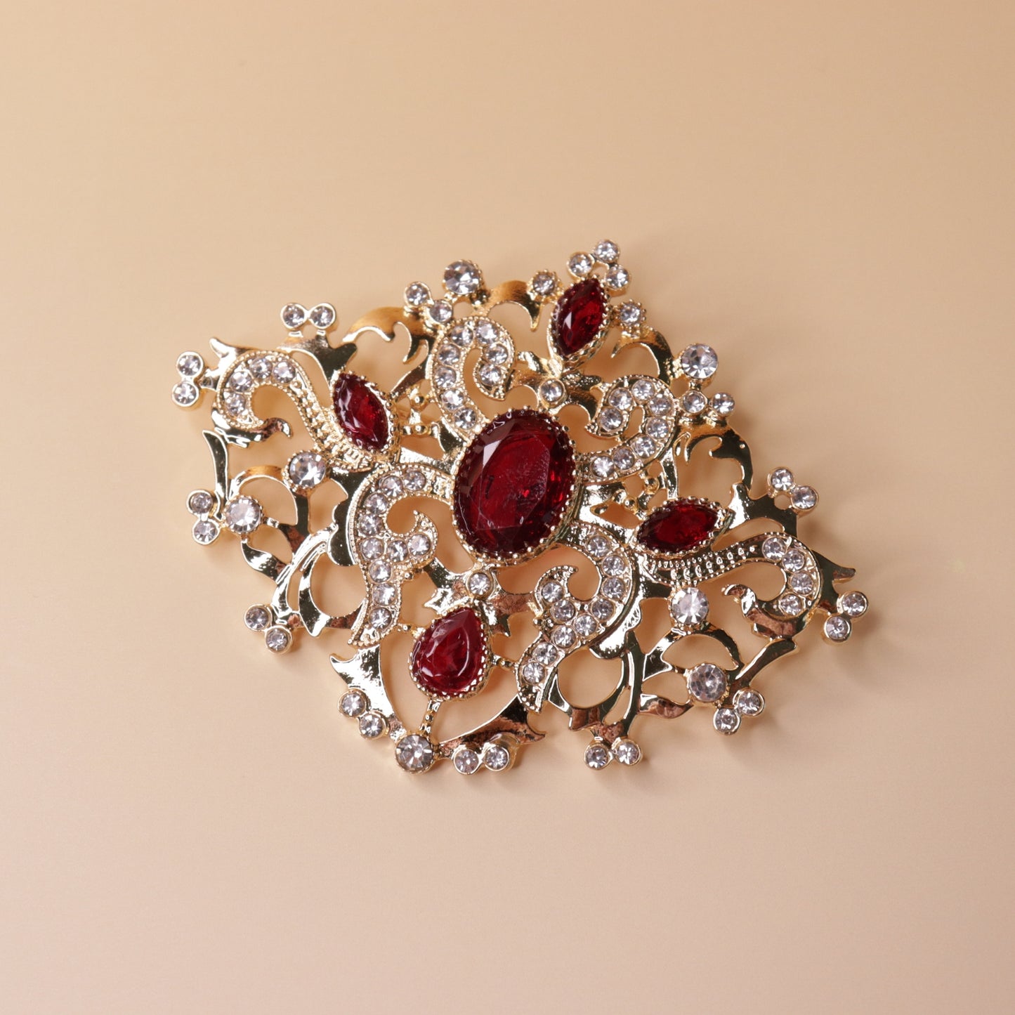 Ruby Aristocrat Brooch