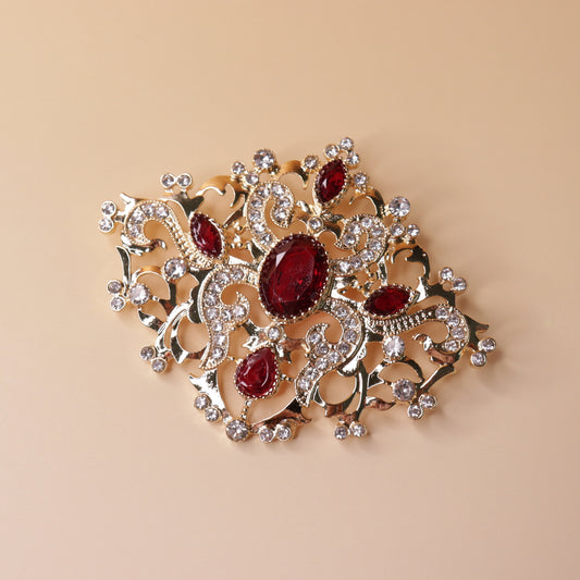 Ruby Aristocrat Brooch