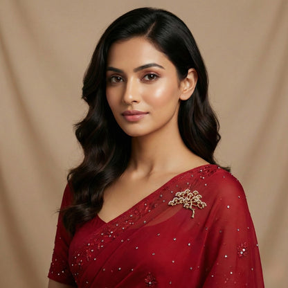 Pearlwood Harmony Brooch