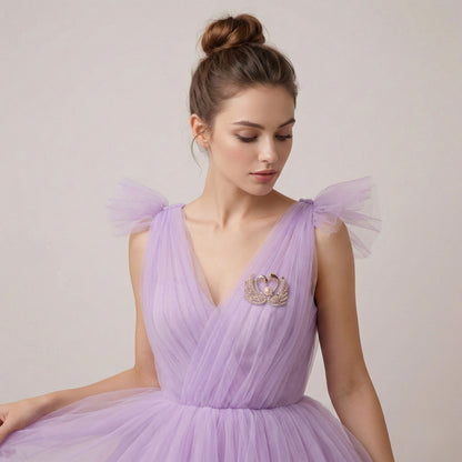 Twin Serenity Brooch