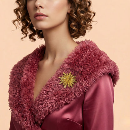 Saffron Spire Brooch