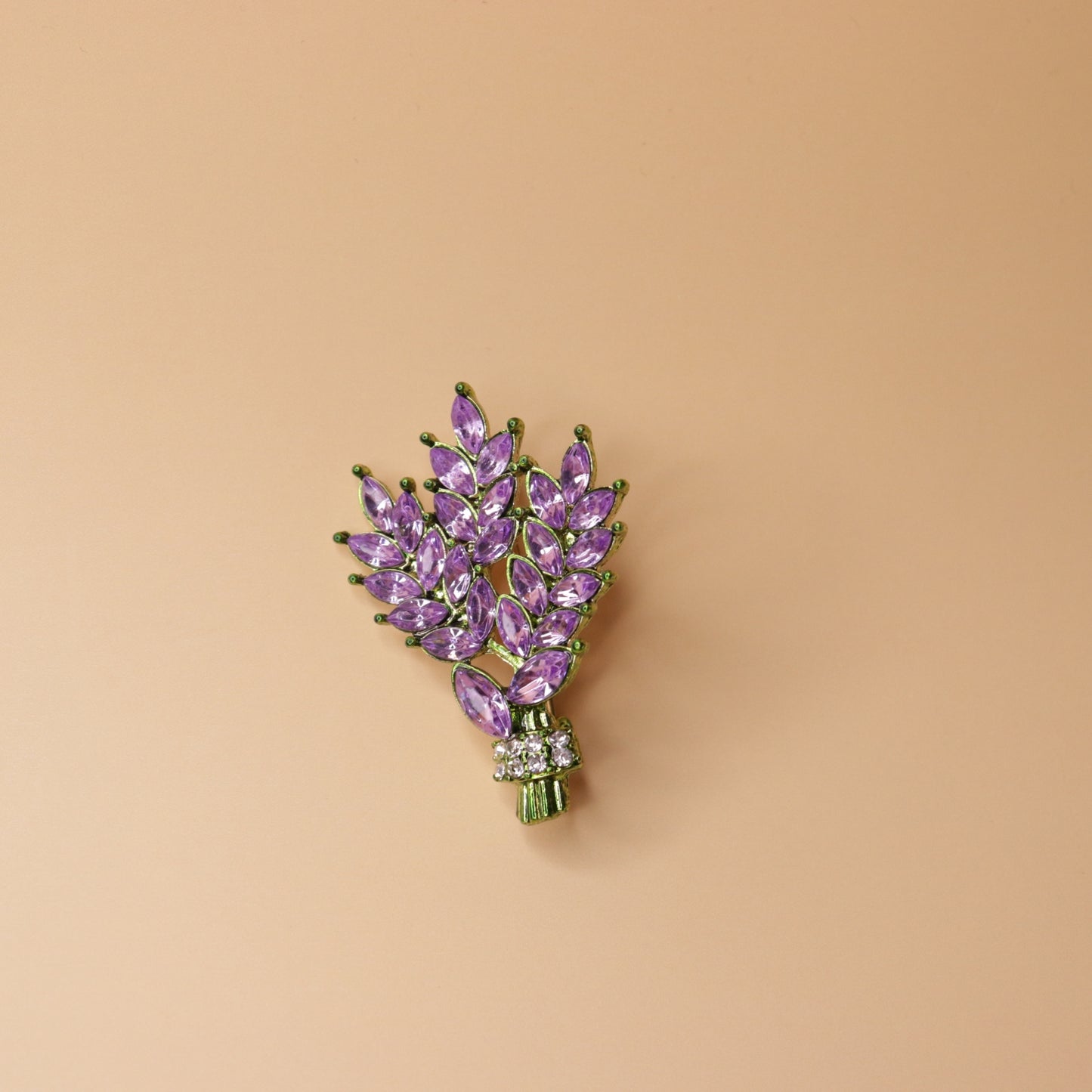 Lavender Bloom Bouquet Brooch