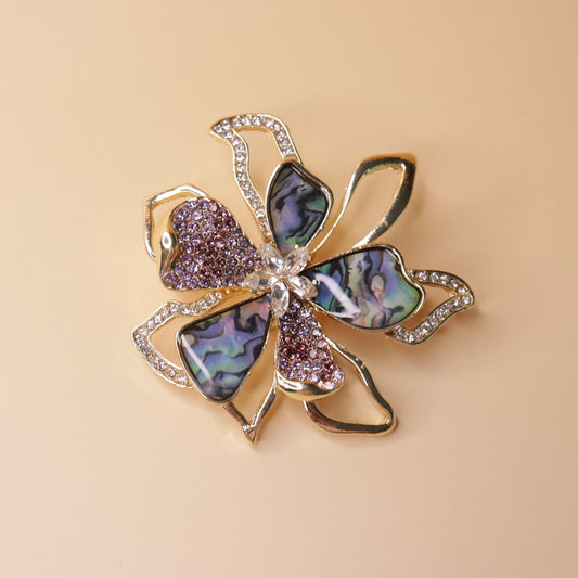 Iridescent Petal Brooch