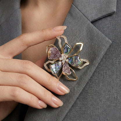 Iridescent Petal Brooch