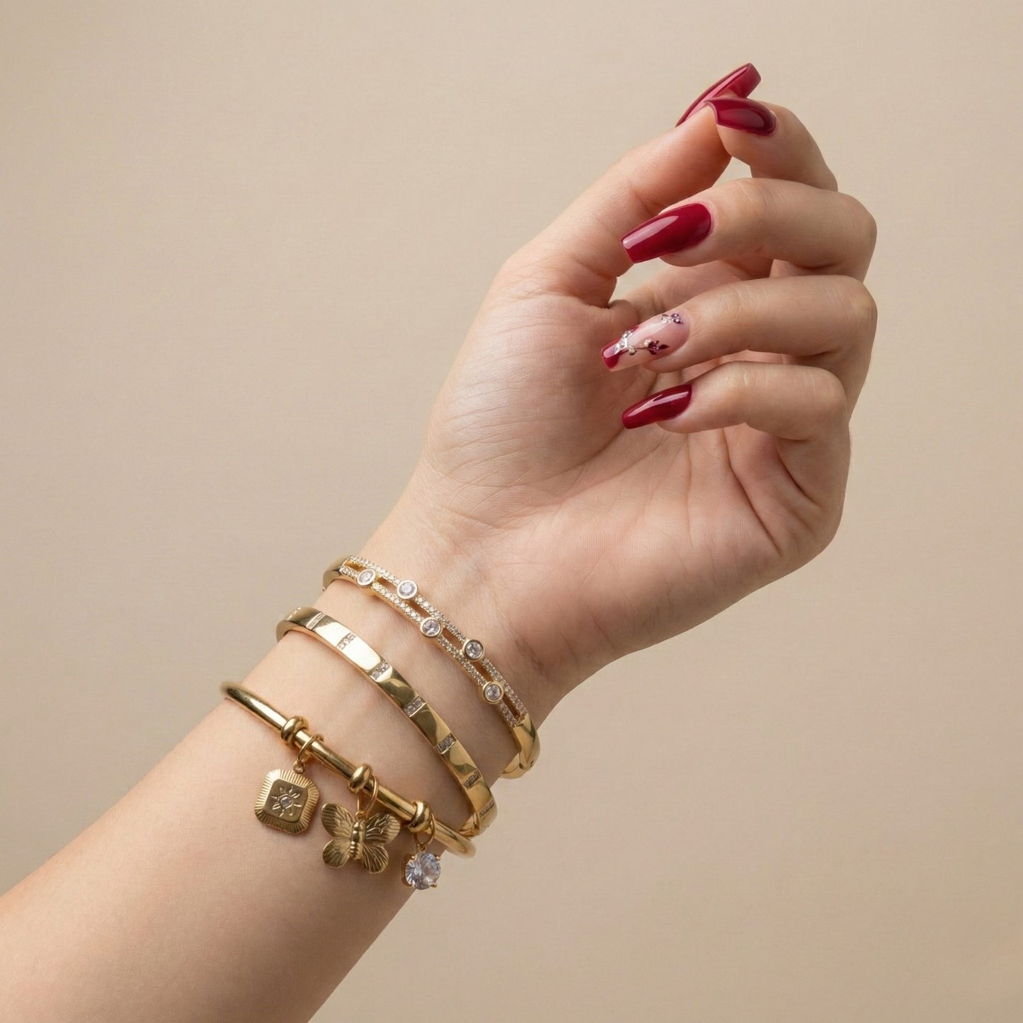 Gold Trio Bracelet Stack