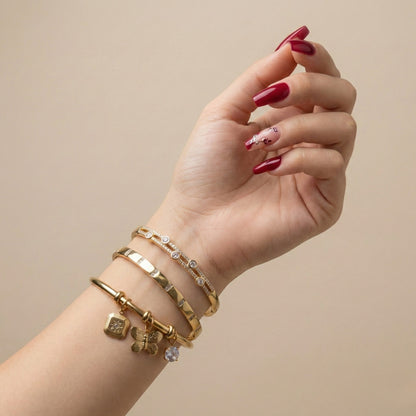 Gold Trio Bracelet Stack